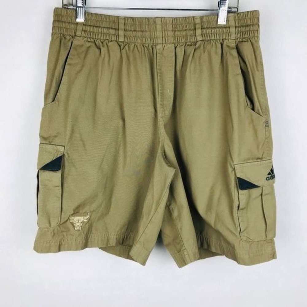 Adidas Chicago Bulls  Athletic Tan Cargo Shorts